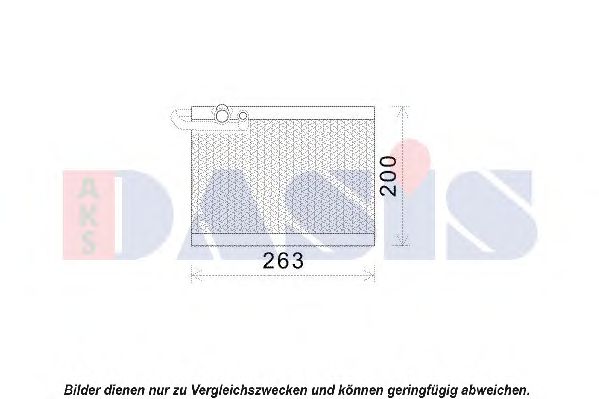 820340N evaporator,aer conditionat AKS DASIS 
