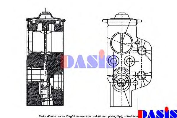 840065N Supapa expansiune, clima AKS DASIS 