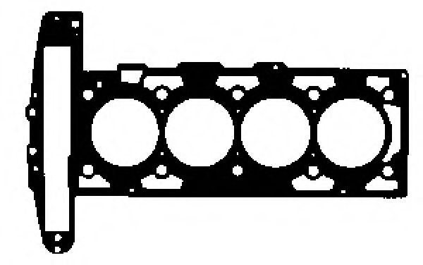 H80489-00 Garnitura, chiulasa GLASER 
