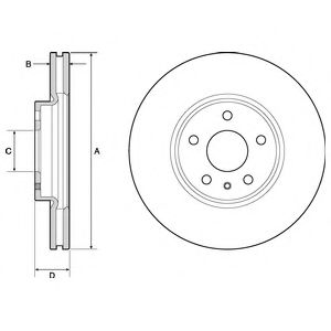 BG4702C Disc frana DELPHI 