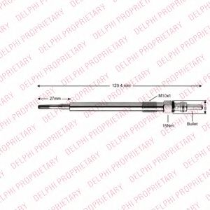 HDS432 Bujie incandescenta DELPHI 