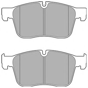 LP3187 set placute frana,frana disc DELPHI 