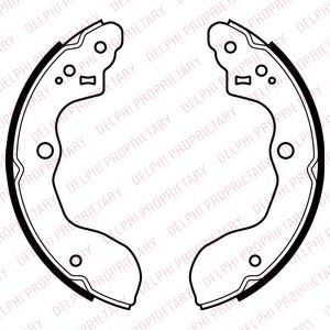 LS2071 Set saboti frana DELPHI 