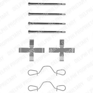 Set accesorii, placute frana