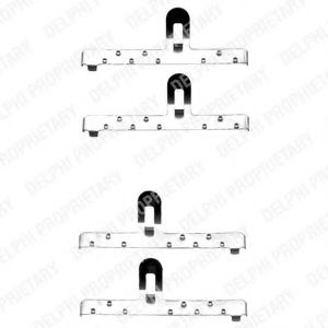 Set accesorii, placute frana
