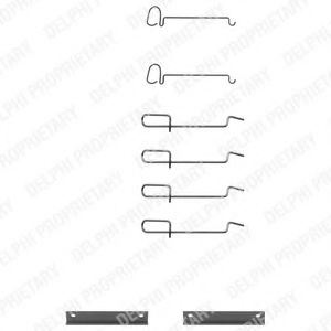 Set accesorii, placute frana