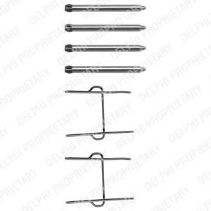 Set accesorii, placute frana