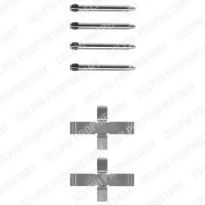 Set accesorii, placute frana
