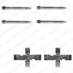 Set accesorii, placute frana