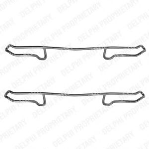 Set accesorii, placute frana