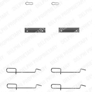 Set accesorii, placute frana
