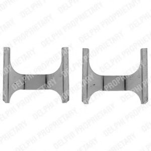 Set accesorii, placute frana