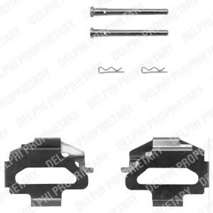 Set accesorii, placute frana
