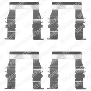 Set accesorii, placute frana