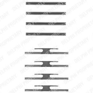 Set accesorii, placute frana