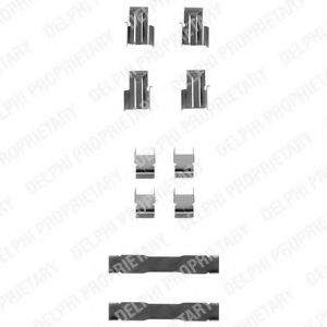 Set accesorii, placute frana