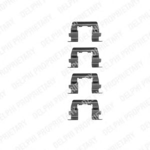 Set accesorii, placute frana