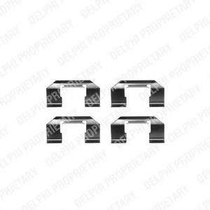 Set accesorii, placute frana