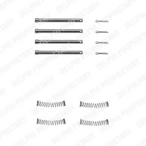 Set accesorii, placute frana