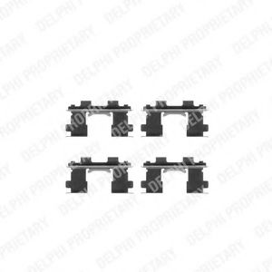 Set accesorii, placute frana
