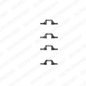 Set accesorii, placute frana