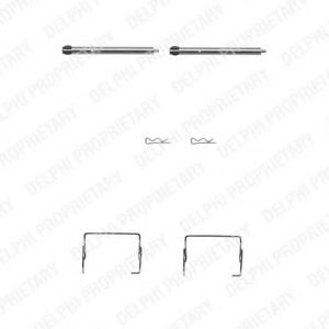 Set accesorii, placute frana
