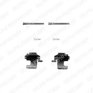 Set accesorii, placute frana