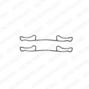 Set accesorii, placute frana