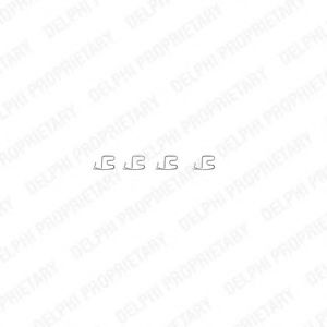 LX0314 Set accesorii, placute frana DELPHI 
