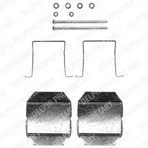 Set accesorii, placute frana