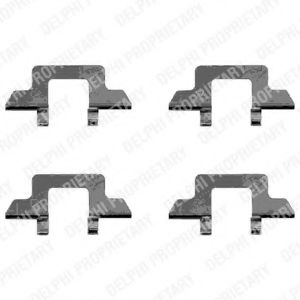 Set accesorii, placute frana