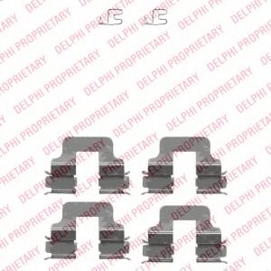 Set accesorii, placute frana