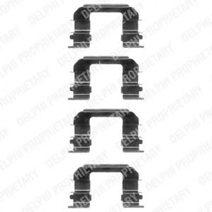 Set accesorii, placute frana