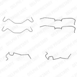 Set accesorii, placute frana