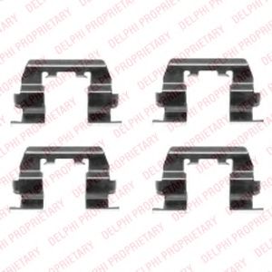 Set accesorii, placute frana