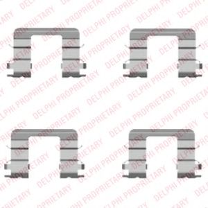 Set accesorii, placute frana