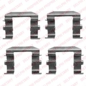 Set accesorii, placute frana