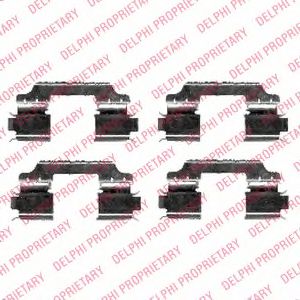Set accesorii, placute frana