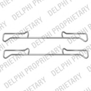 Set accesorii, placute frana