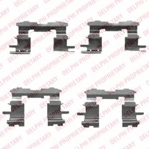 Set accesorii, placute frana