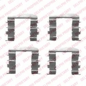 Set accesorii, placute frana