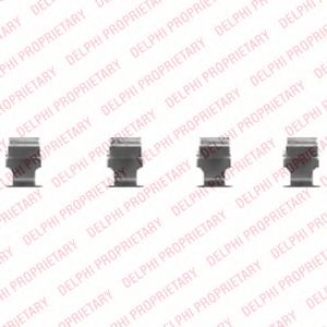 Set accesorii, placute frana