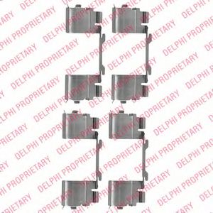 LX0479 Set accesorii, placute frana DELPHI 