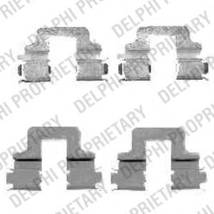 Set accesorii, placute frana
