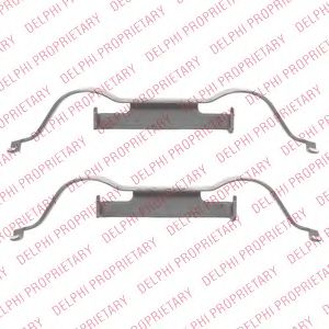 Set accesorii, placute frana