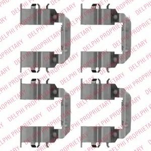 Set accesorii, placute frana