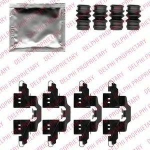 Set accesorii, placute frana