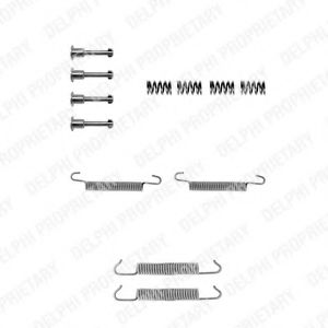 set accesorii, saboti frana parcare