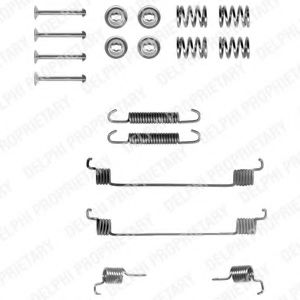 LY1061 Set accesorii, sabot de frana DELPHI 