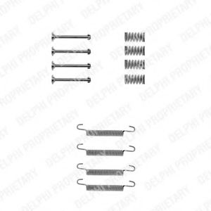 set accesorii, saboti frana parcare